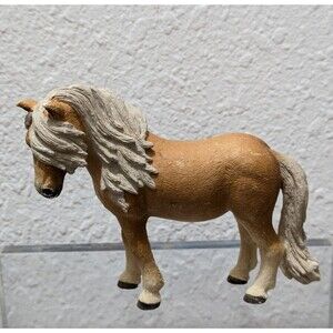 Schleich Icelandic Pony Mare Island‎ Pony 13790 Palomino Horse Brown Figure